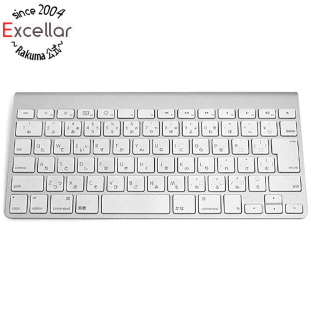 bigapple(ビッグアップル)のApple　Wireless Keyboard (JIS)　MC184J/A(A1314) スマホ/家電/カメラのPC/タブレット(PC周辺機器)の商品写真