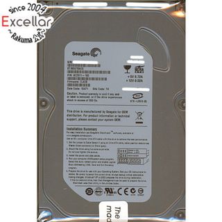 シーゲイト(SEAGATE)のSEAGATE製HDD　ST380215ACE　80GB U100 7200　0～100時間以内(PC周辺機器)