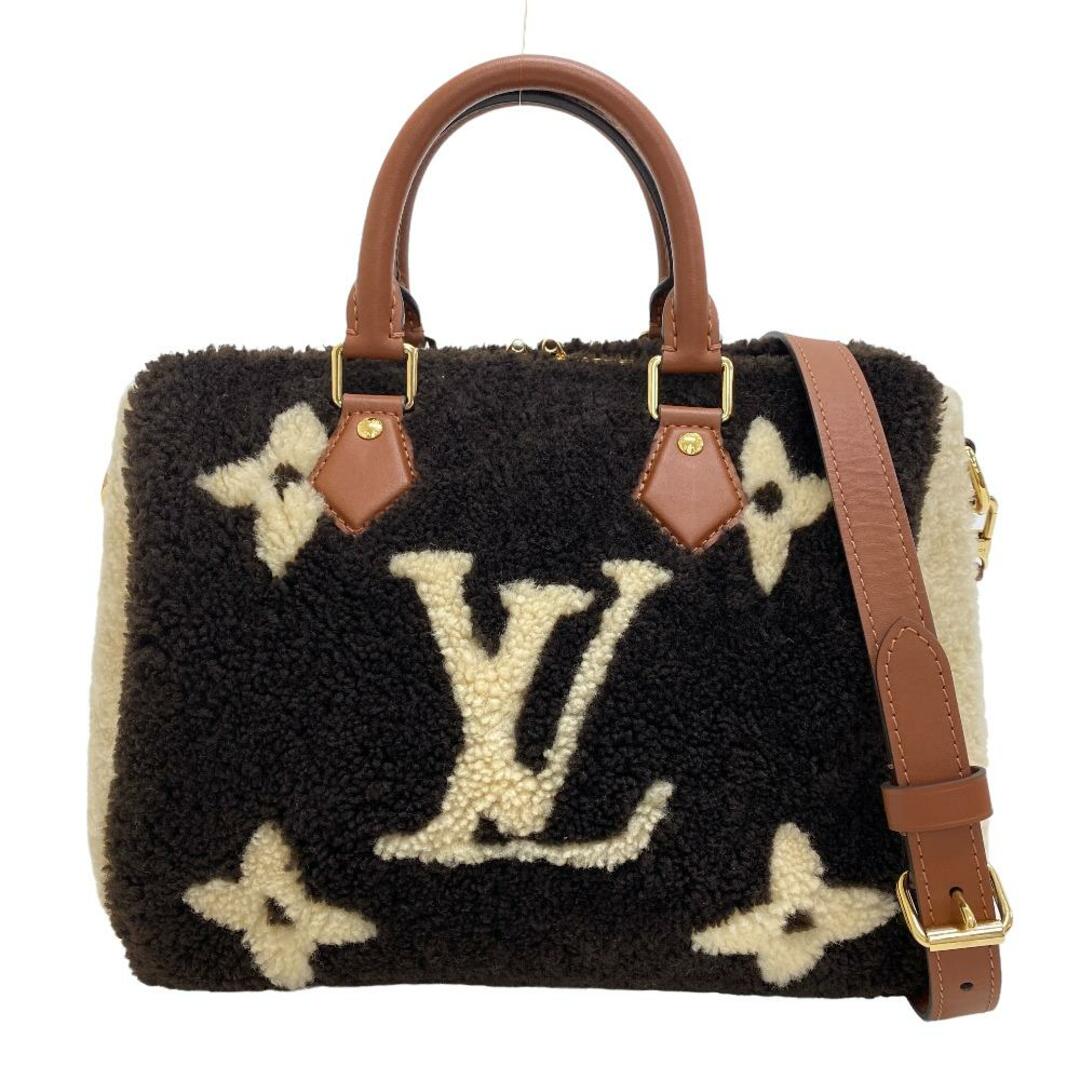 LOUIS VUITTON(ルイヴィトン)のルイヴィトン LOUIS VUITTON ハンドバッグ
 モノグラムテディ スピーディ･バンドリエール25 2WAY ショルダーバッグ M55422  ブラウン レディースのバッグ(ハンドバッグ)の商品写真