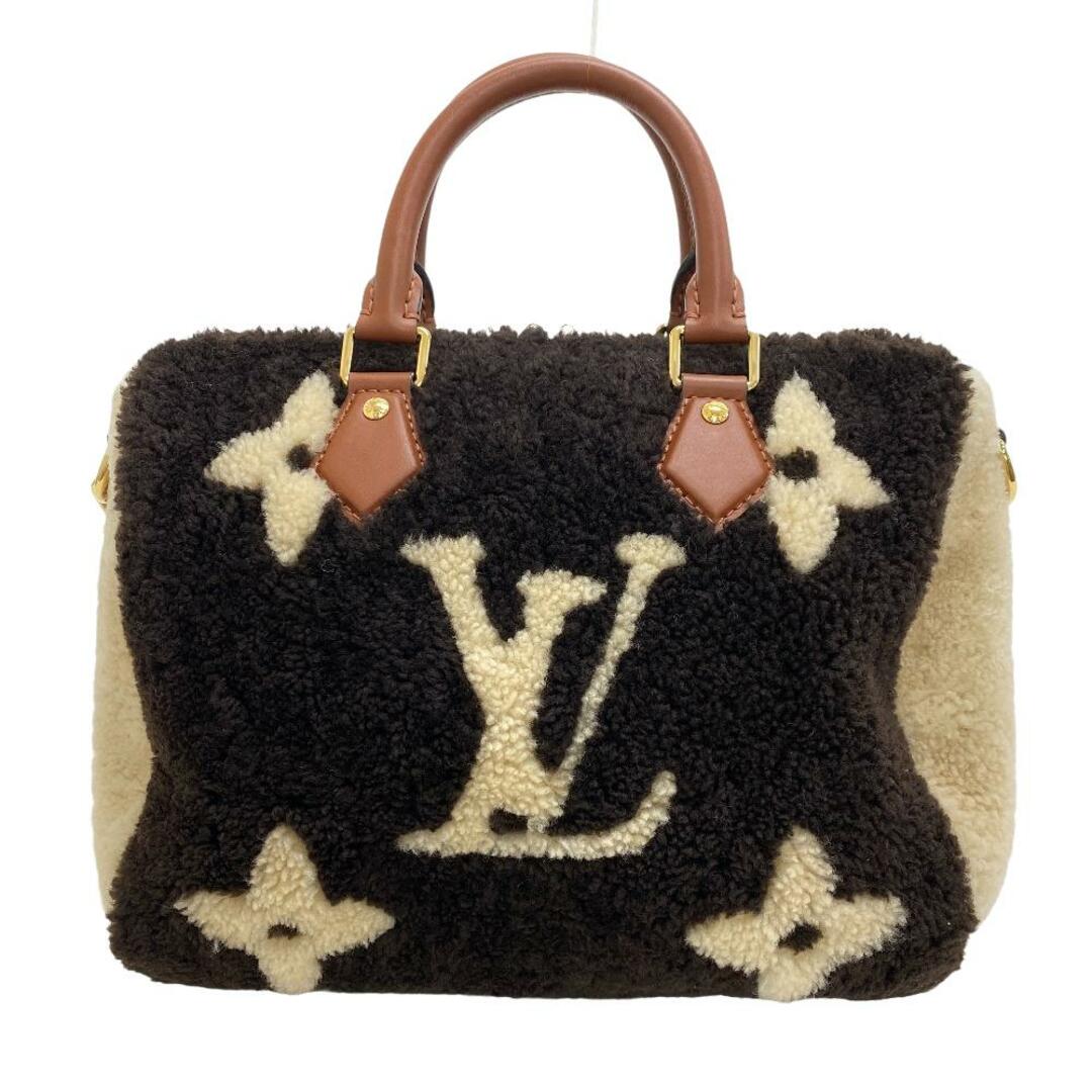 LOUIS VUITTON(ルイヴィトン)のルイヴィトン LOUIS VUITTON ハンドバッグ
 モノグラムテディ スピーディ･バンドリエール25 2WAY ショルダーバッグ M55422  ブラウン レディースのバッグ(ハンドバッグ)の商品写真