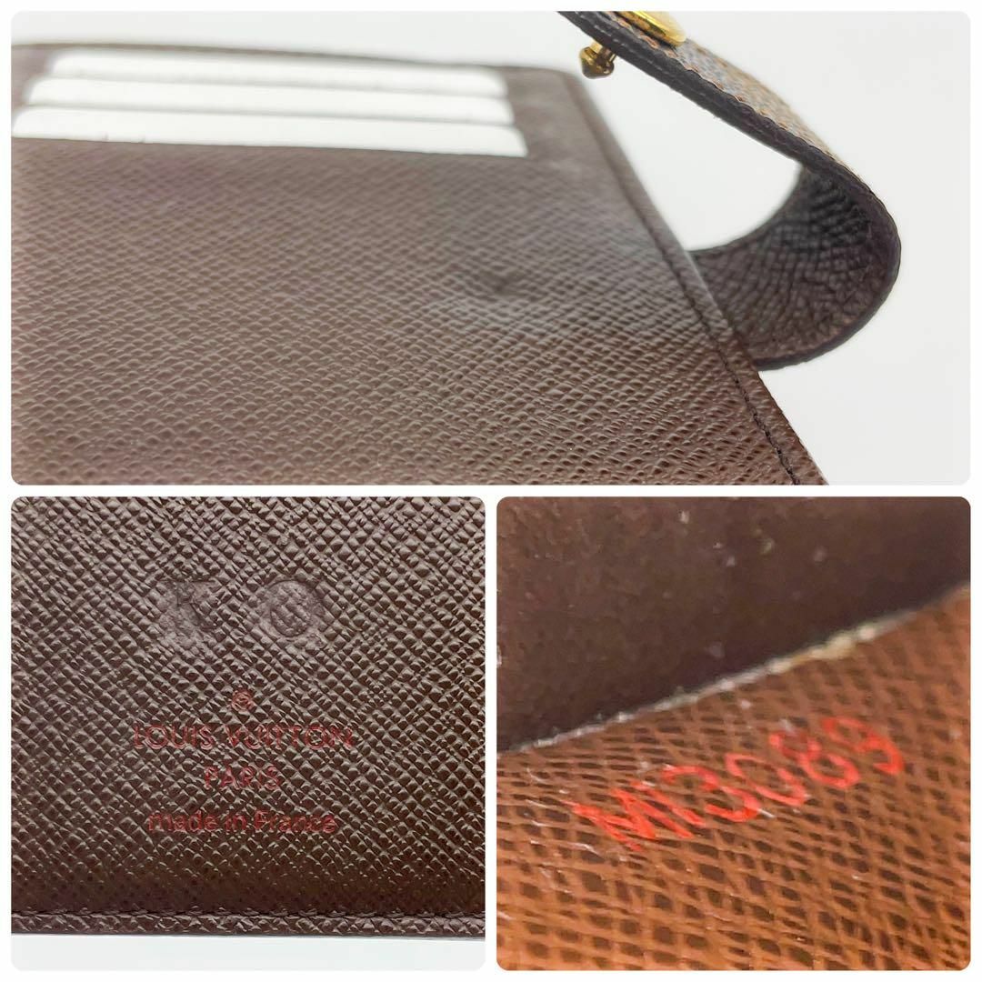 LOUIS VUITTON(ルイヴィトン)の✨ほぼ未使用　新型✨　ルイヴィトン　ダミエ　ヴィエノワ　折り財布 レディースのファッション小物(財布)の商品写真