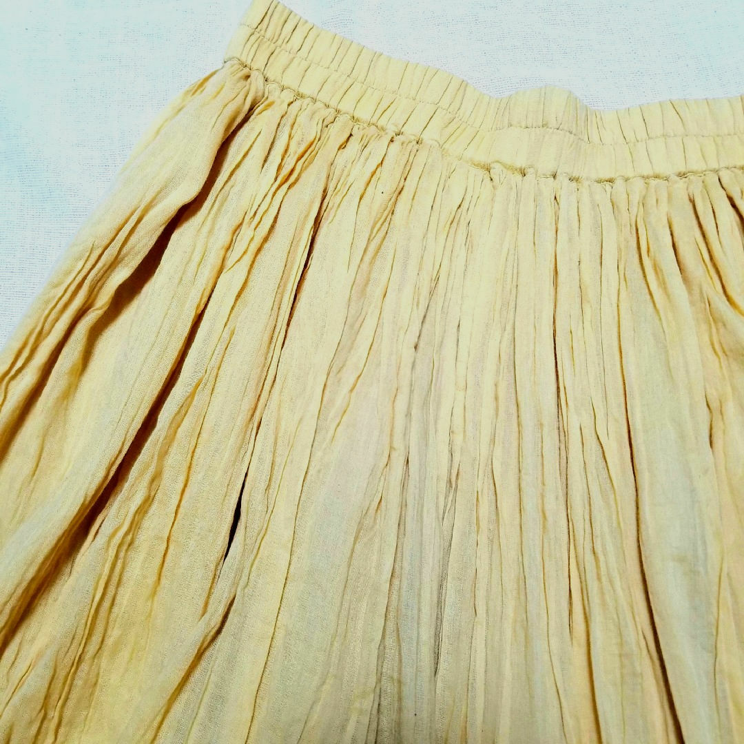SM2(サマンサモスモス)のロングスカート　イエロースカート　サマンサモスモス レディースのスカート(ロングスカート)の商品写真
