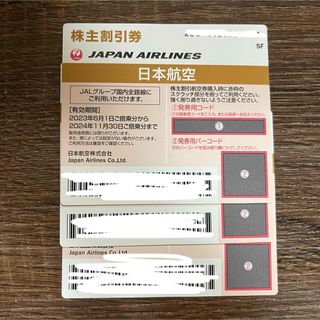 JAL 株主優待　割引券　3枚(その他)