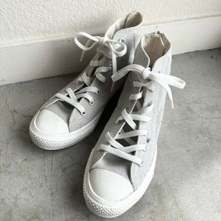 コンバース(CONVERSE)のコンバース　オールスター　24cm　1SD552　ファスナー　グレー(スニーカー)