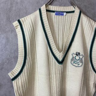 FRED PERRY - 【オールシーズン使える1枚◎】FRED PERRYステューデンニットベスト古着