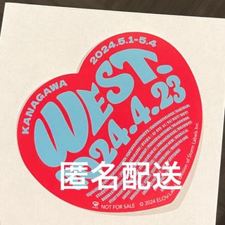 WESTꓸ AWARD 会場限定 ステッカー  神奈川(アイドルグッズ)