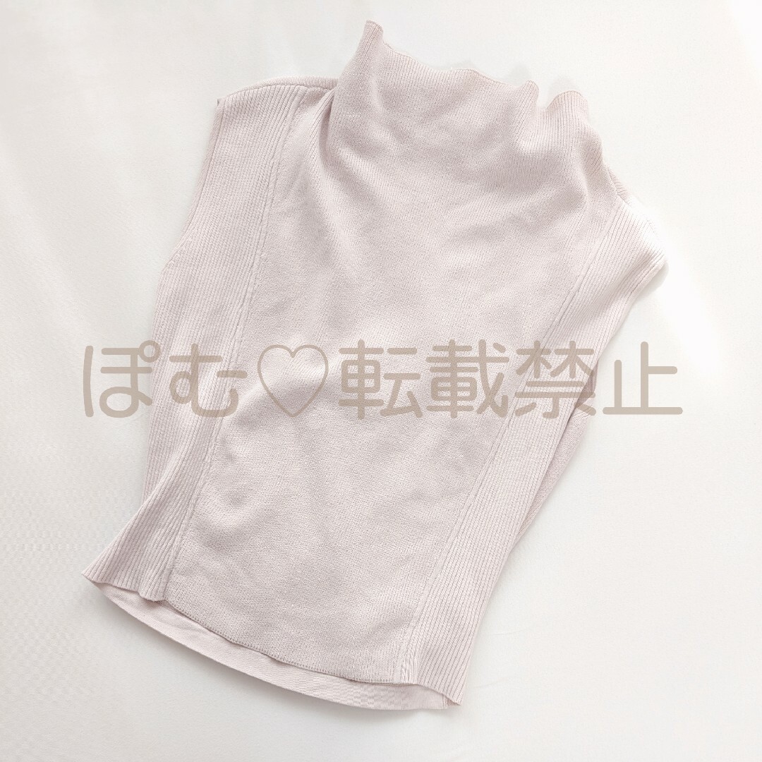 Her lip to(ハーリップトゥ)のHer lip to／Open back knit top／ハーリップトゥ レディースのトップス(カットソー(半袖/袖なし))の商品写真