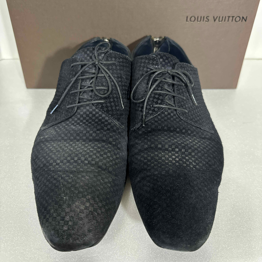 LOUIS VUITTON(ルイヴィトン)のLOUIS VUITTON 踵zipスウェードドレスシューズ メンズの靴/シューズ(ドレス/ビジネス)の商品写真