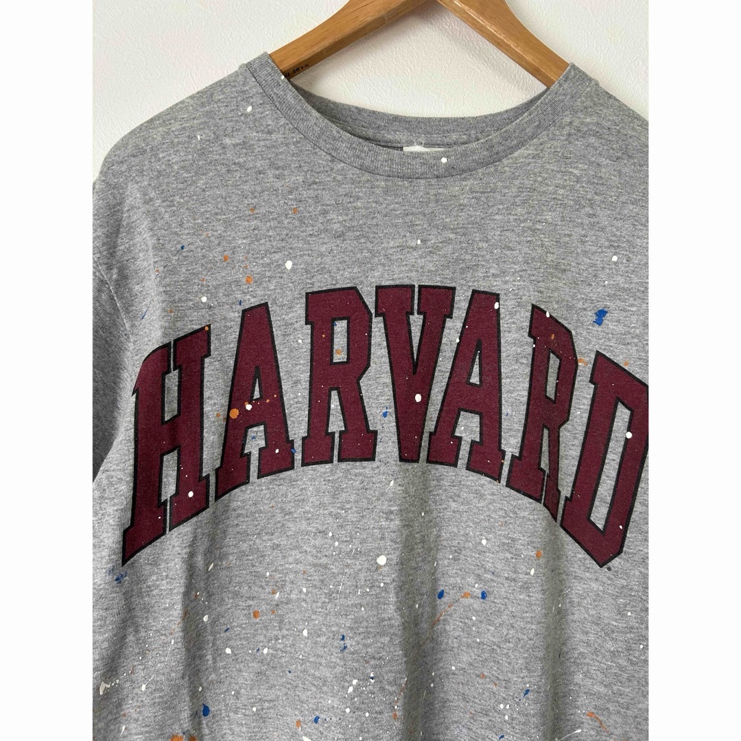 HARVARD ハーバード　カレッジTシャツ　ペイントTシャツ メンズのトップス(Tシャツ/カットソー(半袖/袖なし))の商品写真