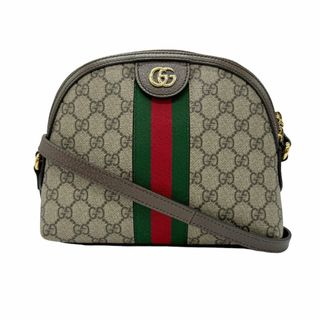 グッチ(Gucci)のグッチ GUCCI ショルダーバッグ オフィディア GGスプリームキャンバス ブラウン レディース 499621 送料無料【中古】 z0792(ショルダーバッグ)