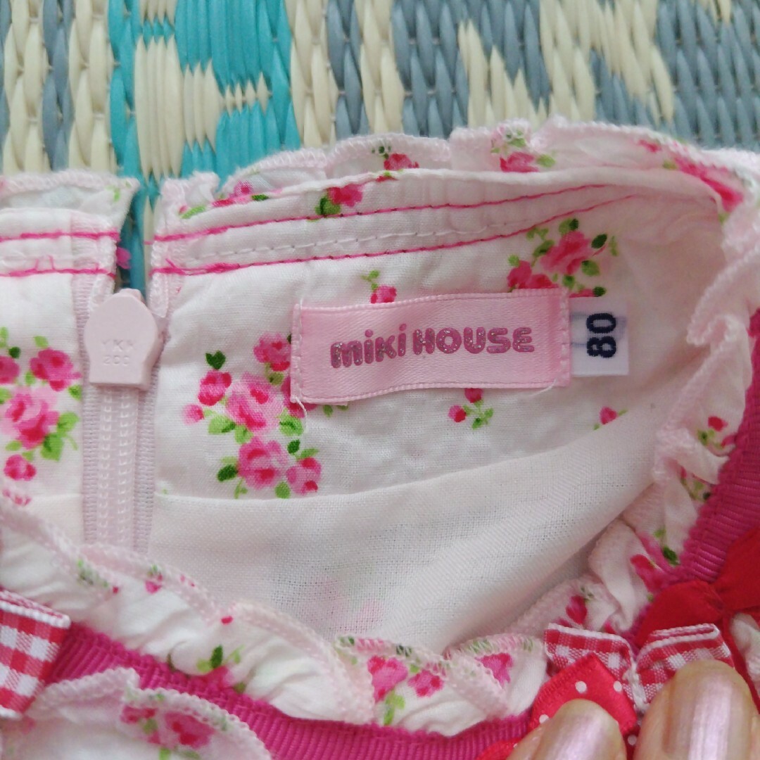 mikihouse(ミキハウス)のワンピース80  mikihouse キッズ/ベビー/マタニティのベビー服(~85cm)(ワンピース)の商品写真