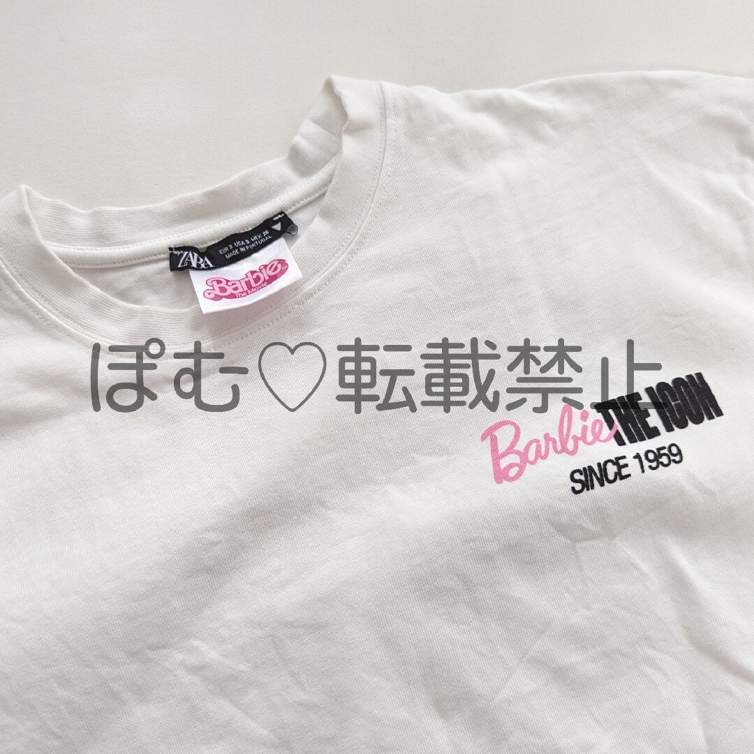 ZARA(ザラ)のZARA／BarbieコラボTシャツ／ザラ レディースのトップス(Tシャツ(半袖/袖なし))の商品写真