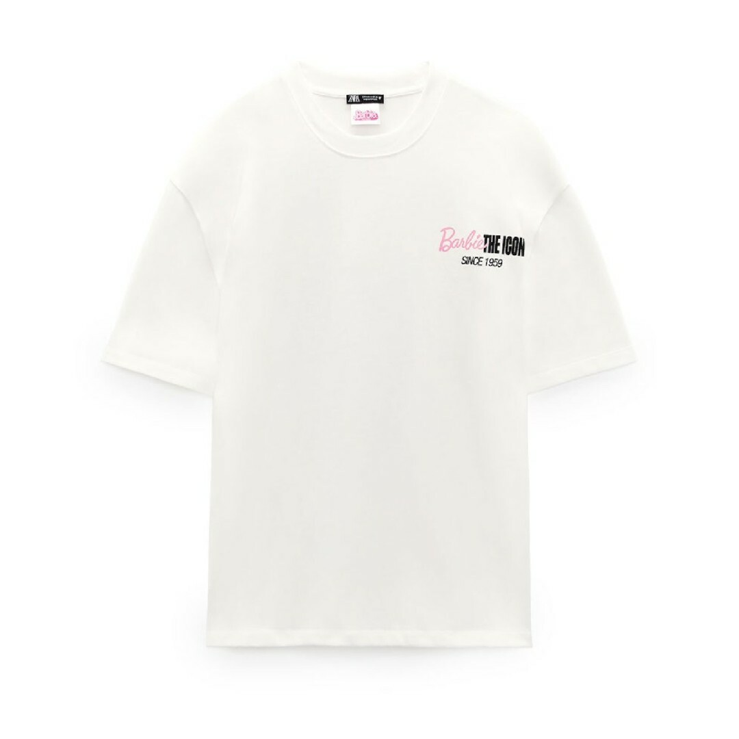 ZARA(ザラ)のZARA／BarbieコラボTシャツ／ザラ レディースのトップス(Tシャツ(半袖/袖なし))の商品写真