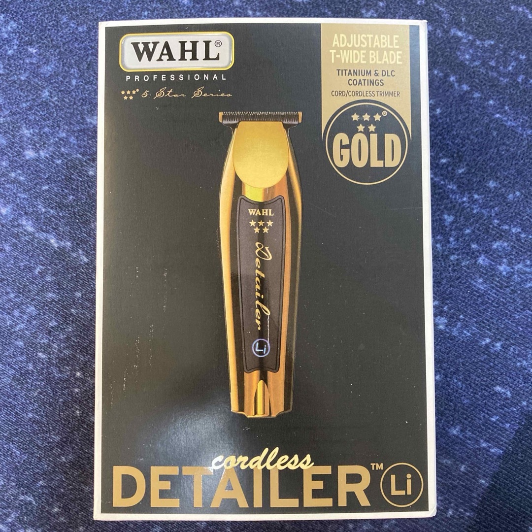 WAHL Cordless Detailer Li ゴールドコードレスバリカン スマホ/家電/カメラの美容/健康(メンズシェーバー)の商品写真