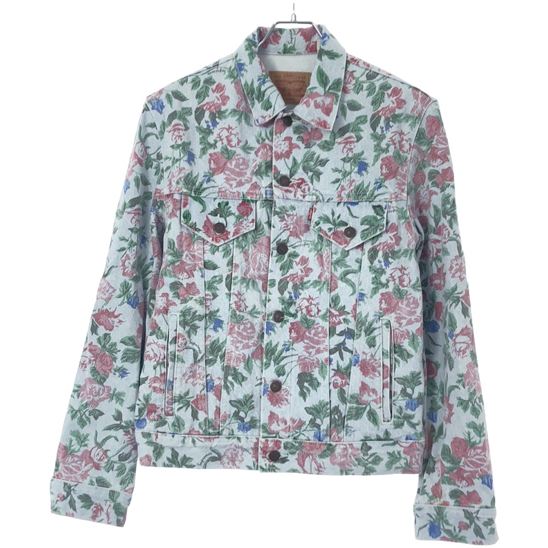 Supreme(シュプリーム)のSupreme×Levis シュプリーム リーバイス 16SS Roses Trucker Jacket ローズ デニムトラッカージャケット  ミックス S メンズのジャケット/アウター(Gジャン/デニムジャケット)の商品写真