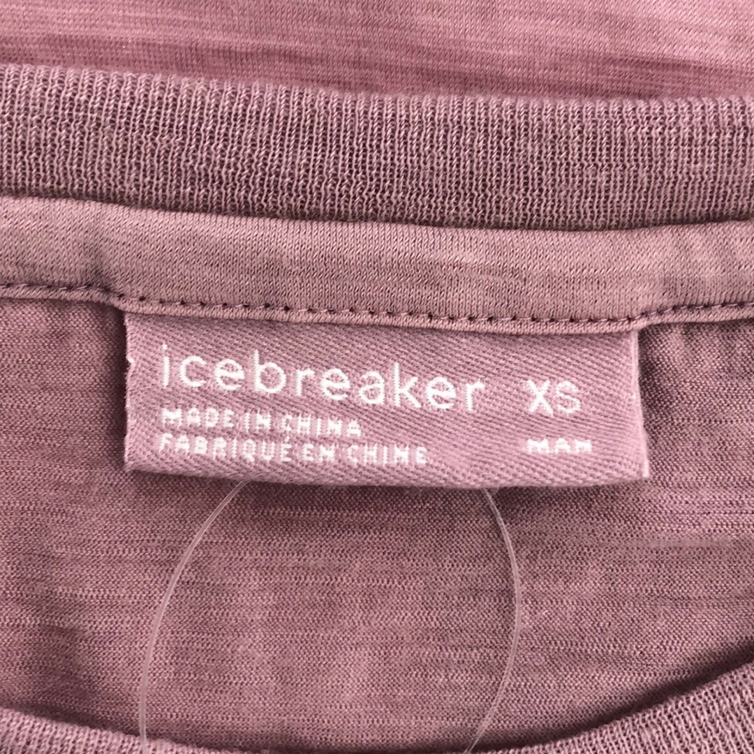 icebreaker(アイスブレーカー)のIcebreaker アイスブレーカー NATURE DYE SS POCKET TEE ネイチャーダイ ショートスリーブ ポケットTシャツ IT22280 ピンク XS レディースのトップス(Tシャツ(半袖/袖なし))の商品写真