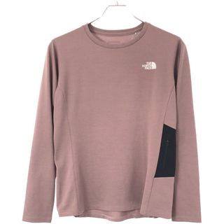 ザノースフェイス(THE NORTH FACE)のTHE NORTH FACE ザノースフェイス L/S FlashDry 3D Crew カットソー NTW12076 ピンク系 M(Tシャツ(長袖/七分))