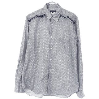 COMME des GARCONS - COMME des GARCONS HOMME PLUS コム デギャルソンオムプリュス 12AW クローバー柄 フリルシャツ PJ-B038 ホワイト M