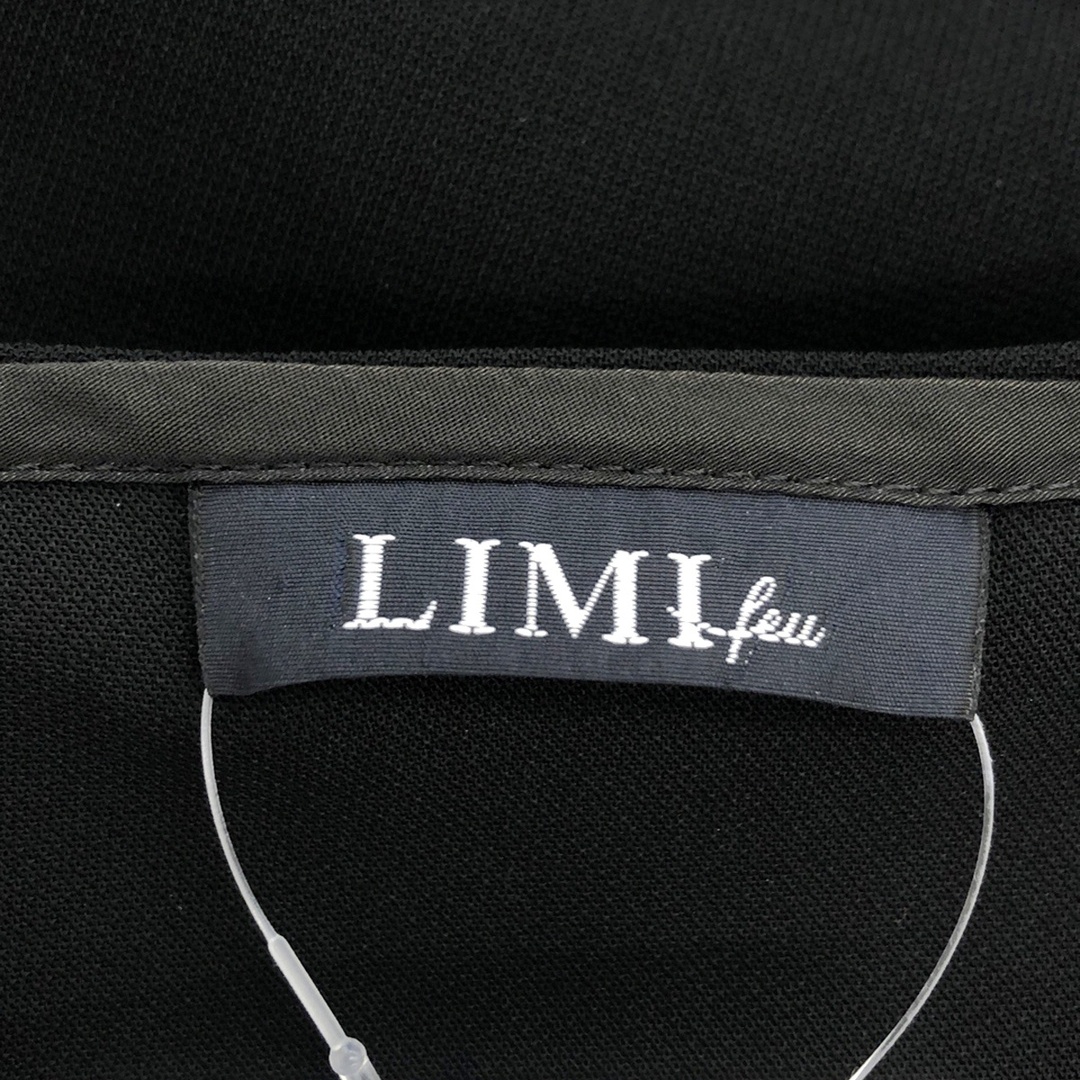 LIMI feu(リミフゥ)のLIMI feu リミフゥ 15AW ワイドタックデザインワンピース LY-D05-900 ブラック S レディースのワンピース(ロングワンピース/マキシワンピース)の商品写真