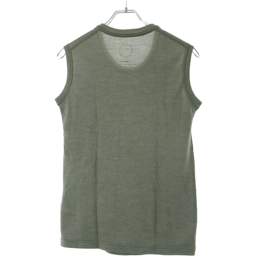 山と道 DF Mesh Merino Sleeveless ノースリーブTシャツ  カーキ L レディースのトップス(Tシャツ(半袖/袖なし))の商品写真