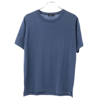 STATIC スタティック RAW L.W. S/S SHIRTS メリノウールTシャツ  ブルー L(Tシャツ(半袖/袖なし))