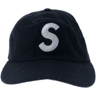 シュプリーム(Supreme)のSupreme シュプリーム Wool S Logo 6-Panel キャップ  ブラック(ニット帽/ビーニー)