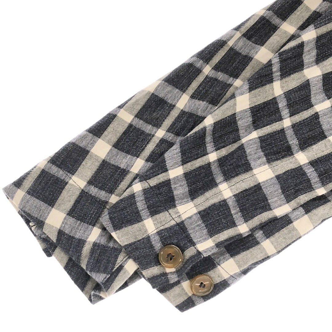 Vivienne Westwood(ヴィヴィアンウエストウッド)のVivienne Westwood MAN ヴィヴィアンウエストウッド マン PLAID DL LONG SHIRTS チェック柄ロングシャツ 179056 7219 ブルー系 46 メンズのトップス(シャツ)の商品写真