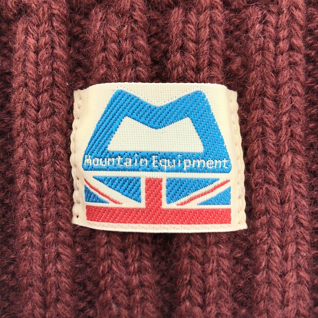 MOUNTAIN EQUIPMENT(マウンテンイクイップメント)のMOUNTAIN EQUIPMENT マウンテンイクィップメント ROCK BEANIE ニットキャップ 424042 レッド メンズの帽子(ニット帽/ビーニー)の商品写真