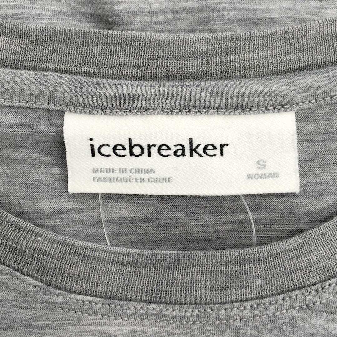 icebreaker(アイスブレーカー)のIcebreaker アイスブレーカー W GRANARY LS TEE グラナリー ロングスリーブTシャツ ITW12270 グレー S レディースのトップス(Tシャツ(長袖/七分))の商品写真