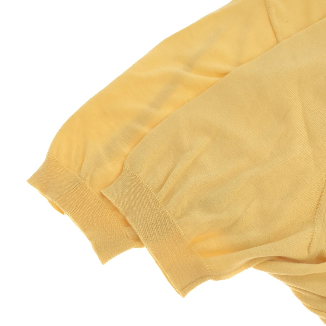 Cesare Attolini  チェザレアットリーニ シーアイランドコットンニットTシャツ  イエロー 46 メンズのトップス(ニット/セーター)の商品写真