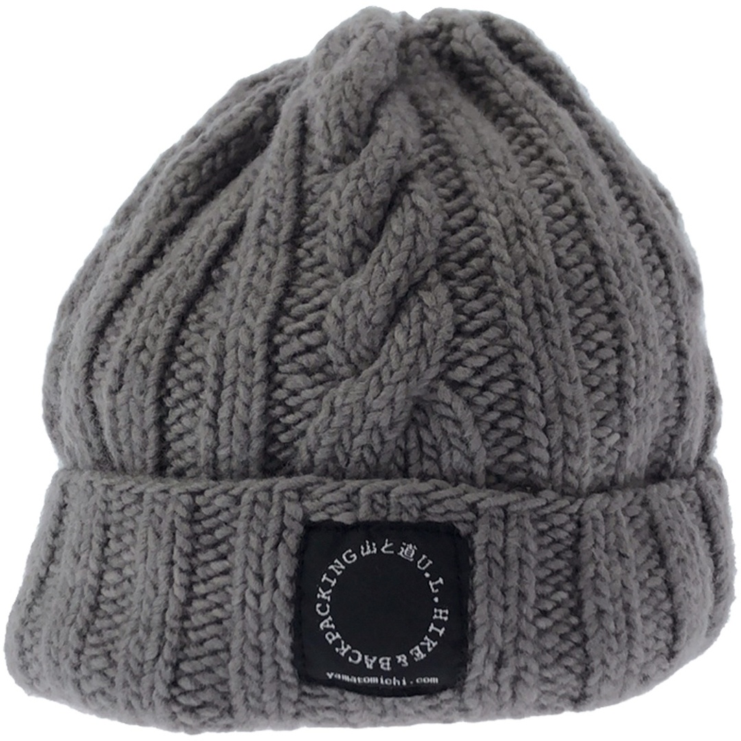 山と道 Merino Knit Cap メリノウールニットキャップ  グレー メンズの帽子(ニット帽/ビーニー)の商品写真