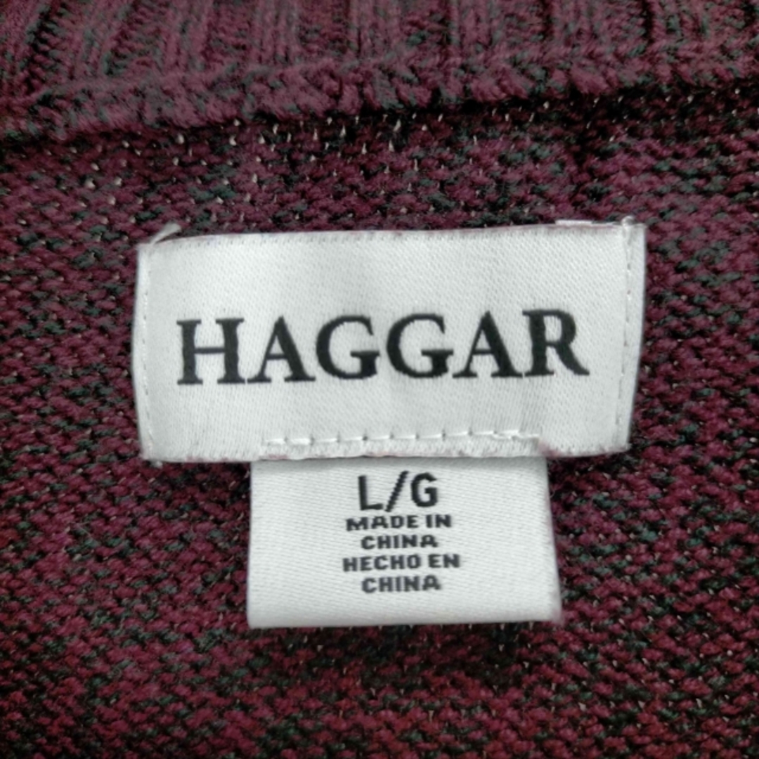 HAGGAR(ハガークロージング) 格子柄 メンズ トップス ニット・セーター メンズのトップス(ニット/セーター)の商品写真