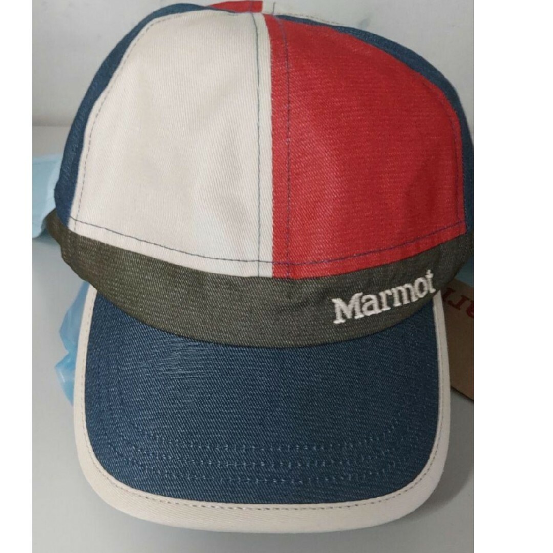 MARMOT(マーモット)の新品マーモット Marmot キッズ ジュニア サンシェード付き帽子 キャップ キッズ/ベビー/マタニティのこども用ファッション小物(帽子)の商品写真