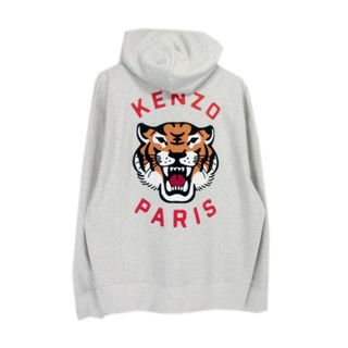 ケンゾー(KENZO)のケンゾー KENZO ■ 24SS 【 Luky Tiger hoodie FE58SW0114MF 】 タイガー デザイン プルオーバー フーディー パーカー 33010(パーカー)