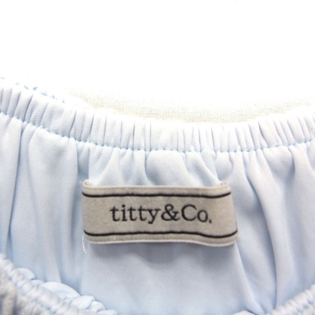 titty&co(ティティアンドコー)のティティー&コー TITTY&CO カットワークレースブラウス ラバティンカラー レディースのトップス(シャツ/ブラウス(半袖/袖なし))の商品写真