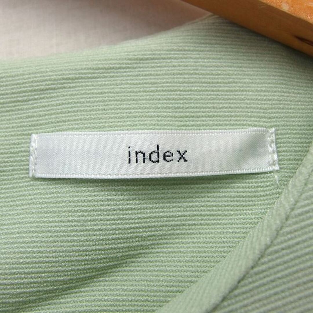 INDEX(インデックス)のインデックス INDEX カットソー ブラウス シンプル タック ボリューム袖 レディースのトップス(カットソー(長袖/七分))の商品写真