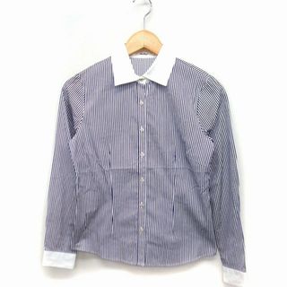 ノーリーズ(NOLLEY'S)のノーリーズ Nolley's ストライプ柄 シャツ ブラウス 長袖 コットン(シャツ/ブラウス(長袖/七分))