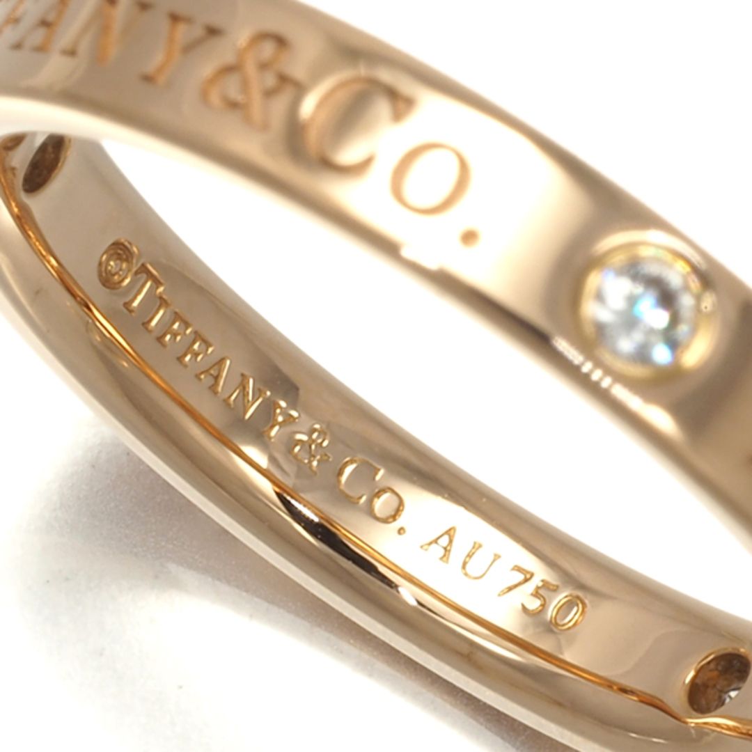 Tiffany & Co.(ティファニー)のティファニー リング ダイヤ バンド 3P 3mm 9号 K18PG  レディースのアクセサリー(リング(指輪))の商品写真