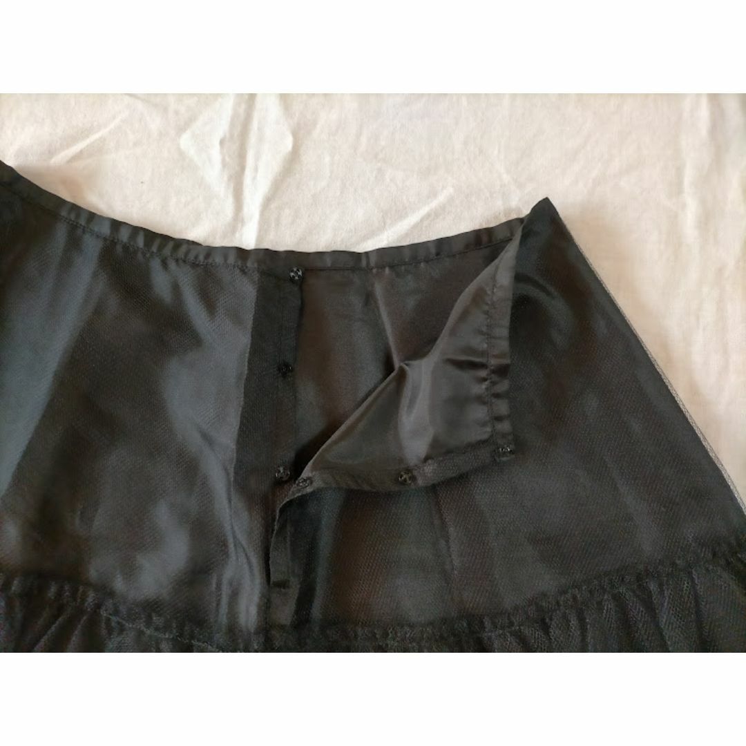 未使用品　ミニチュールスカート　Mサイズ　ブラック レディースのスカート(ミニスカート)の商品写真