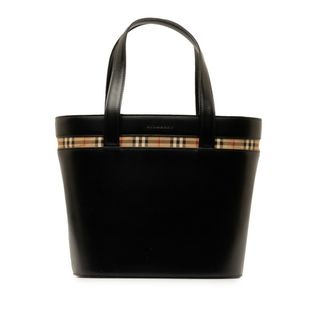 バーバリー(BURBERRY)のバーバリー ノバチェック シャドーホース ハンドバッグ レザー レディース BURBERRY 【1-0146061】(ハンドバッグ)