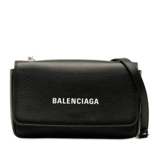 バレンシアガ(Balenciaga)の美品 バレンシアガ エブリディ ショルダーウォレット チェーン ショルダーバッグ 537387 レザー レディース BALENCIAGA 【1-0146372】(ショルダーバッグ)