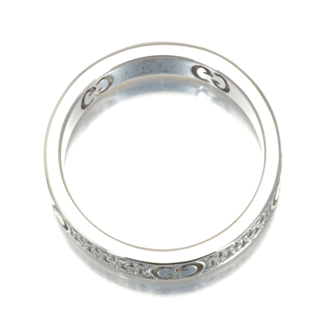 Gucci(グッチ)のグッチ リング ダイヤ アイコンスターダスト パヴェ 10号 K18WG  レディースのアクセサリー(リング(指輪))の商品写真