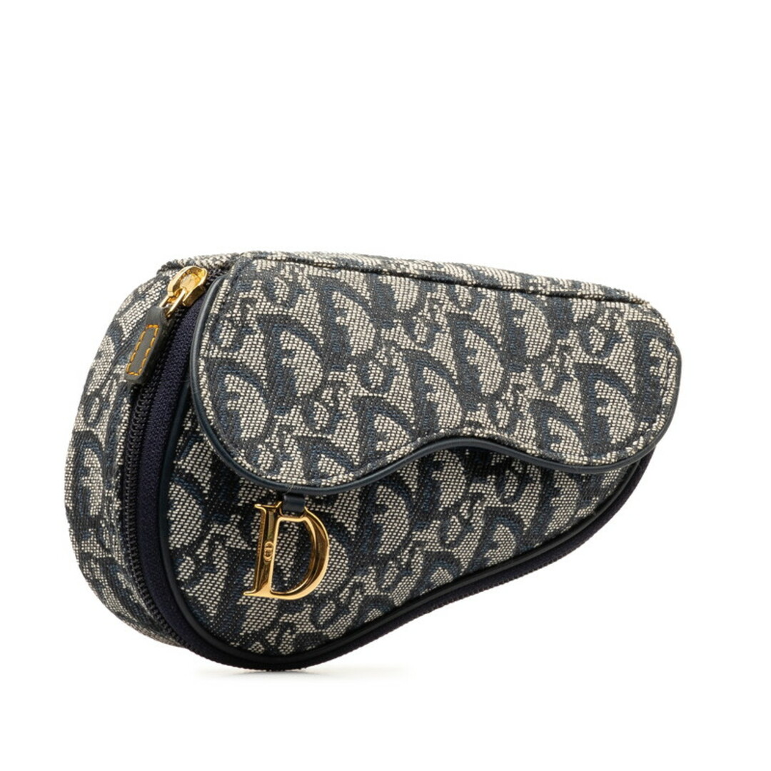 Dior(ディオール)の美品 ディオール トロッター サドルポーチ ポーチ コスメポーチ CR1000 キャンバス レディース Dior 【1-0146502】 レディースのファッション小物(ポーチ)の商品写真