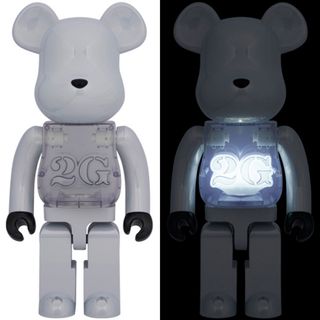 BE@RBRICK 2G WHITE CHROME 1000％(ネックレス)