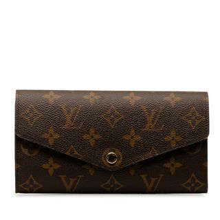 ルイヴィトン(LOUIS VUITTON)の美品 ルイ ヴィトン モノグラム ポルトフォイユ サラ 長財布 M60531 PVC レディース LOUIS VUITTON 【1-0146934】(財布)