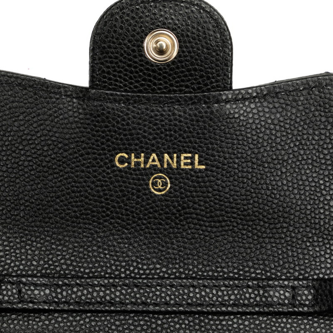 CHANEL(シャネル)の美品 シャネル マトラッセ ココマーク ミニチェーンウォレット キャビアスキン レディース CHANEL 【1-0147111】 レディースのファッション小物(コインケース)の商品写真