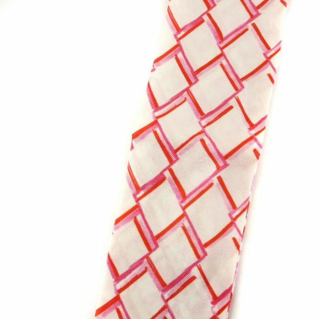 CHANEL(シャネル)のシャネル スカーフ ヘアバンド リボン ココマーク ロゴ シルク ピンク 白 レディースのファッション小物(バンダナ/スカーフ)の商品写真