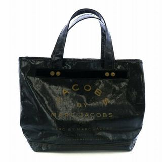 マークバイマークジェイコブス(MARC BY MARC JACOBS)のマークバイマークジェイコブス トートバッグ デニムコーティング エナメル ロゴ(トートバッグ)