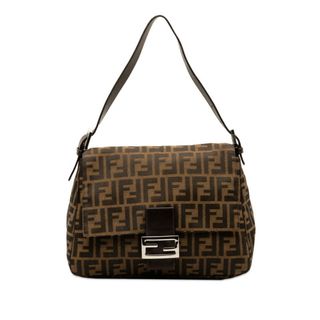 フェンディ(FENDI)のフェンディ ズッカ マンマバケット ワンショルダーバッグ 26325 キャンバス レディース FENDI 【214-47489】(ショルダーバッグ)