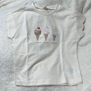 アプレレクール(apres les cours)のアプレレクール ソフトクリーム モチーフ Tシャツ 110サイズ(Tシャツ/カットソー)